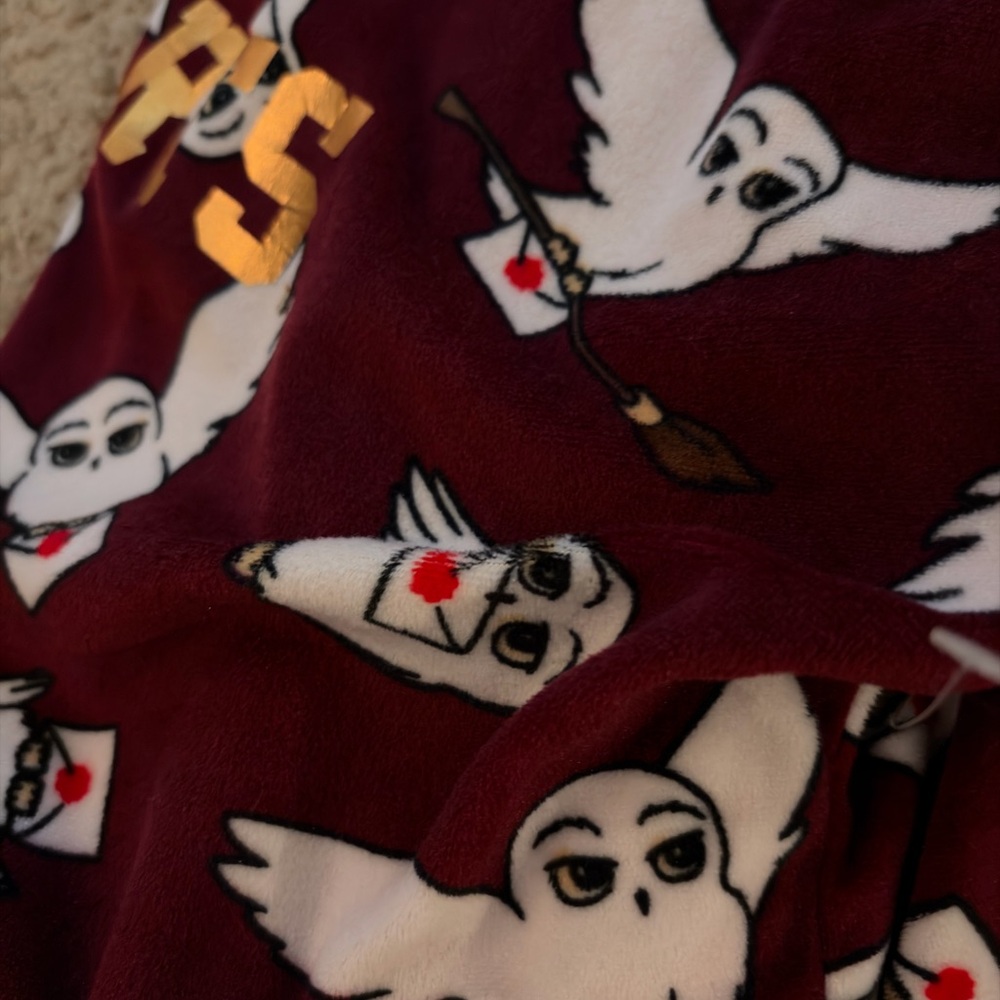 Warner Bros. Burgundy Harry Potter Sleepwear - Picture 5 of 6